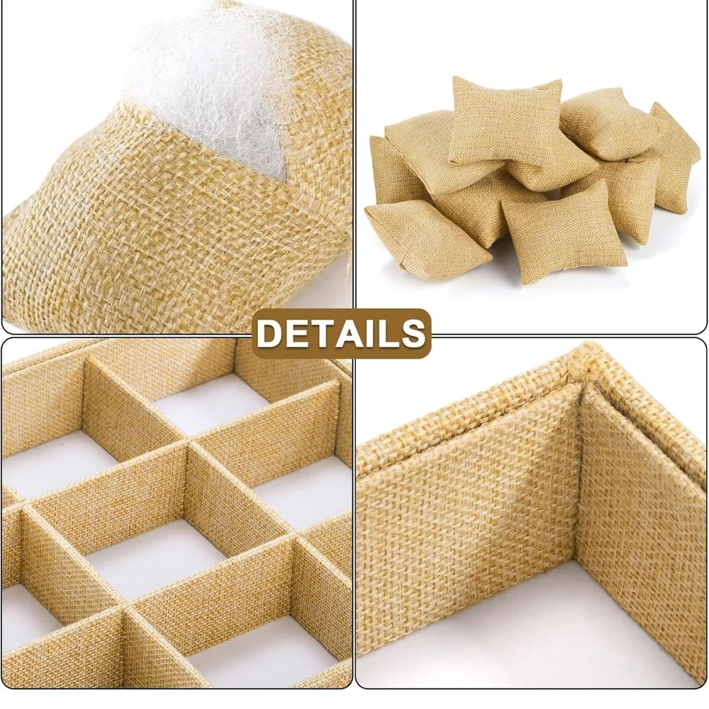 Sophisticated Beige Jewelry Organizer